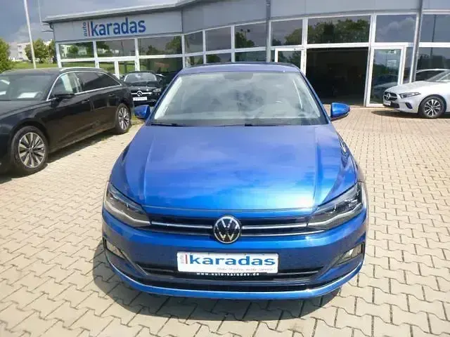 Gebraucht VW Polo Highline 95 PS (69 kW) 2021 Blau Kleinwagen