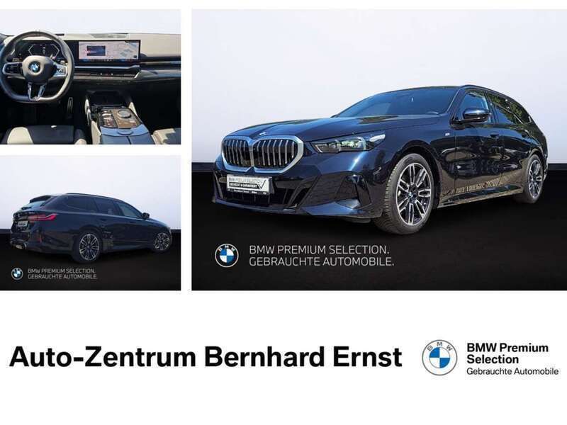M carbonschwarz metallic Gebraucht 2024 BMW 520 M Sport Kombi | 54.900 € (Guter Preis) - Bild 1/4