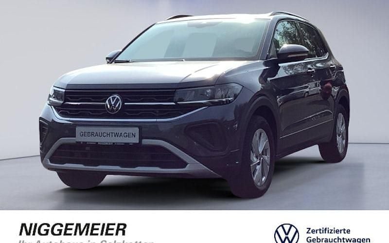 Rauchgrau metallic Gebraucht 2024 VW T-Cross Life SUV | 20.850 € (Superpreis) - Bild 1/4