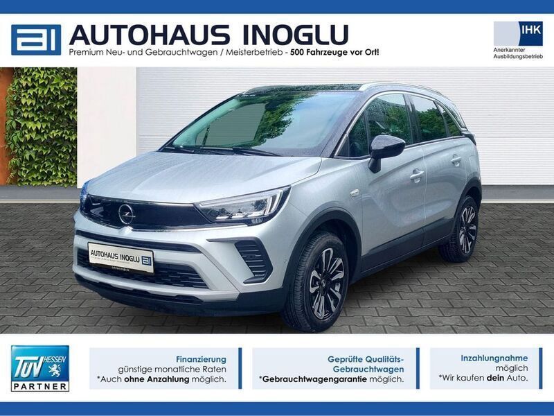 Grau aluminiumgrau/metallic klarlack (metallic) Gebraucht 2024 Opel Crossland Elegance SUV | 17.280 € (Superpreis) - Bild 1/4