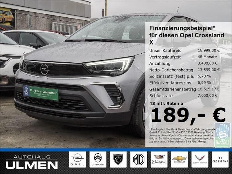Grau Gebraucht 2021 Opel Crossland X Edition SUV | 16.999 € (Guter Preis) - Bild 1/4