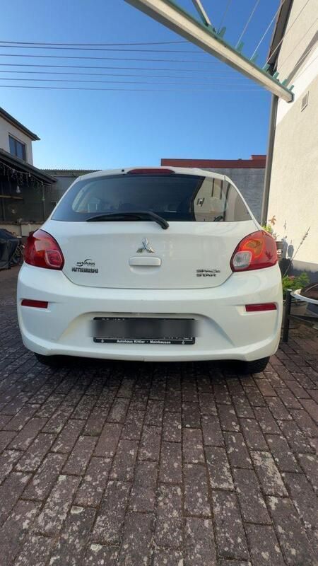 Weiß Gebraucht 2018 Mitsubishi Space Star Kleinwagen | 4.800 € (Fairer Preis) - Bild 1/4