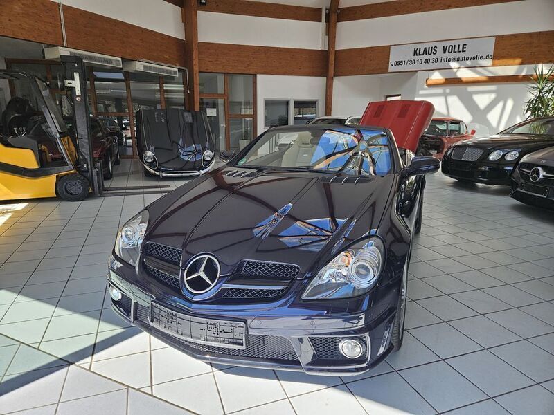 Blau Gebraucht 2008 Mercedes SLK55 AMG AMG Cabrio | 38.950 € (Etwas zu teuer) - Bild 1/4