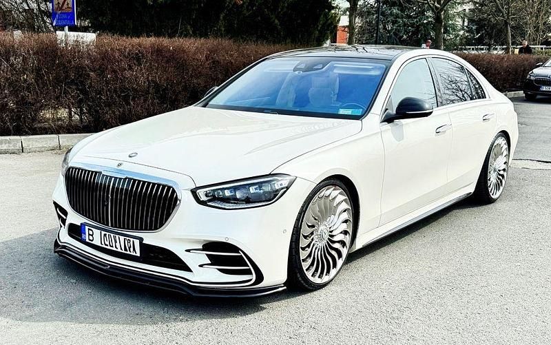 Weiß Gebraucht 2021 Mercedes S500 AMG Limousine | 119.999 € - Bild 1/4