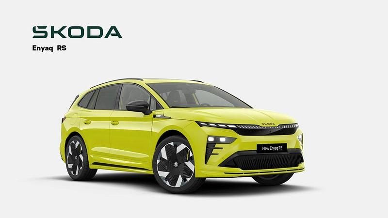 Neu Skoda Enyaq iV RS 250 kW (340 PS) 2025 Grün SUV