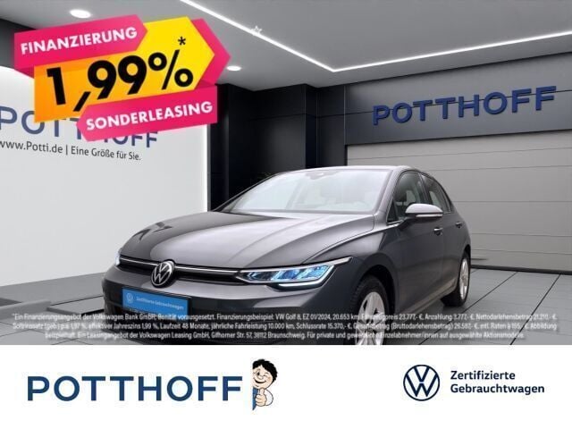 Grau Gebraucht 2024 VW Golf VIII Life Limousine | 22.977 € (Guter Preis) - Bild 1/3