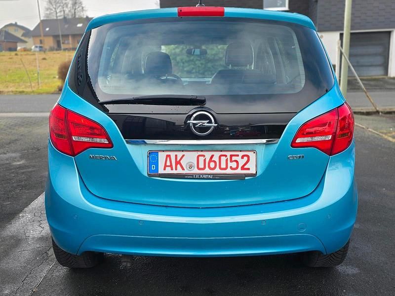 Gebraucht Opel Meriva Innovation 101 PS (74 kW) 2012 Blau Van / Kleinbus