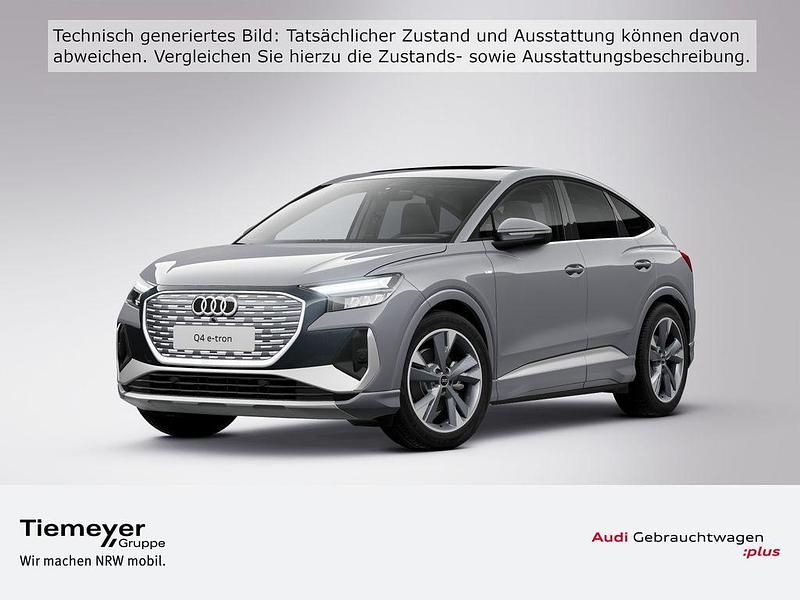Grau Gebraucht 2022 Audi Q4 Sportback e-tron S-Line SUV | 28.880 € (Guter Preis) - Bild 1/4