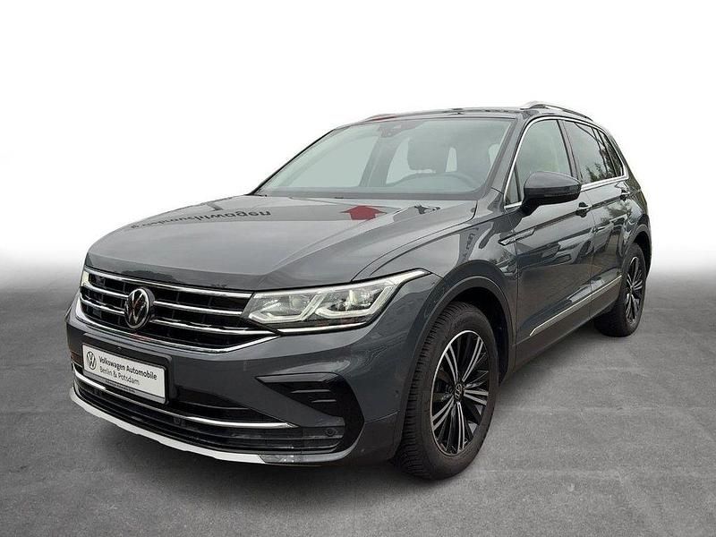 Delfingrau metallic Gebraucht 2022 VW Tiguan Elegance SUV | 27.930 € (Fairer Preis) - Bild 1/4