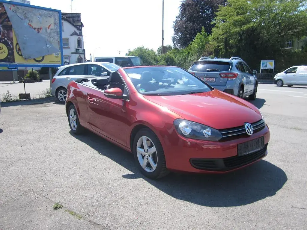 Gebraucht VW Golf Cabriolet 140 PS (102 kW) 2012 Sunsetred (metallic) Cabrio