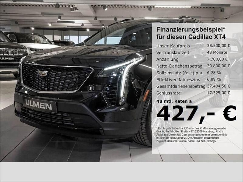 Schwarz metallic Gebraucht 2022 Cadillac XT4 SUV | 38.500 € (Teuer) - Bild 1/4