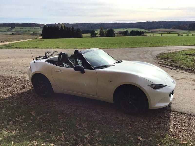 Gebraucht Mazda MX5 Exclusive-Line 132 PS (97 kW) 2016 Weiß Cabrio