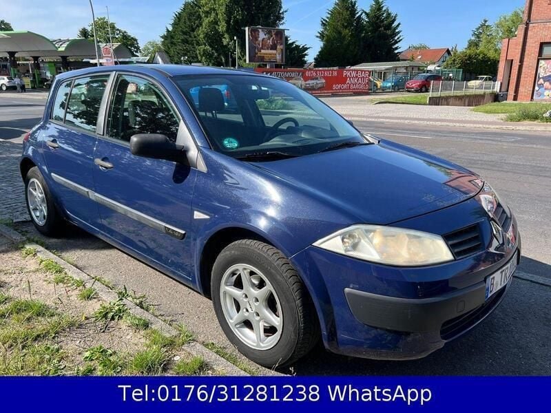 Blau Gebraucht 2003 Renault Mégane II Authentique Limousine | 550 € - Bild 1/3