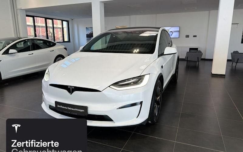 Weiß Gebraucht 2022 Tesla Model X Plaid SUV | 78.400 € (Guter Preis) - Bild 1/4