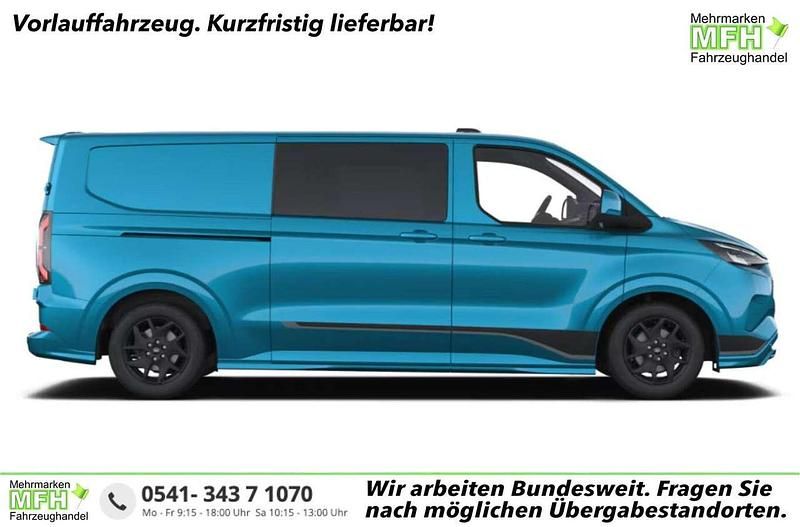 Neu Ford E-Transit Sport 160 kW (218 PS) 2025 Digital aqua blue metallic Van