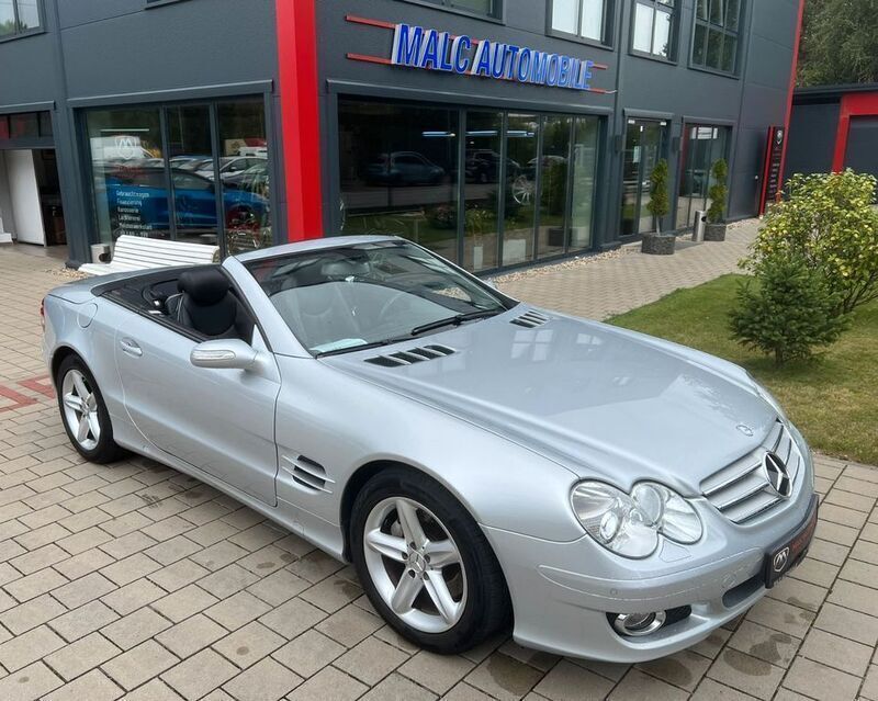 Silber Gebraucht 2008 Mercedes SL350 Cabrio | 17.999 € (Fairer Preis) - Bild 1/4