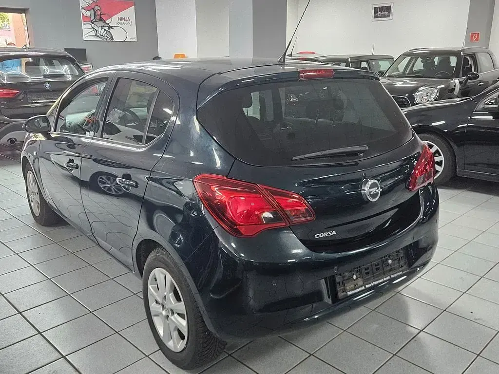 Gebraucht Opel Corsa Edition 90 PS (66 kW) 2015 Grün Kleinwagen
