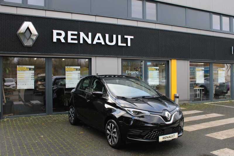 Blackpearlschwarz (metallic) Gebraucht 2022 Renault Zoe Evolution Kleinwagen | 23.990 € - Bild 1/4