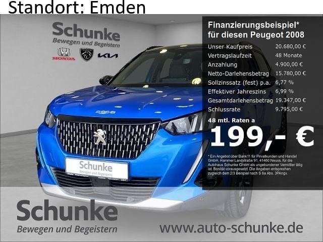Blau Gebraucht 2021 Peugeot 2008 GTi SUV | 20.680 € (Fairer Preis) - Bild 1/4