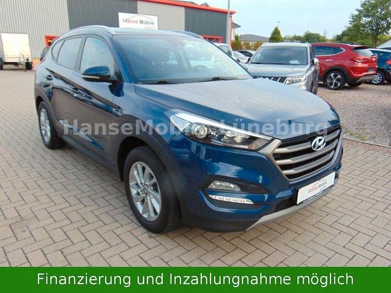 Blau Gebraucht 2017 Hyundai Tucson SUV | 17.000 € (Fairer Preis) - Bild 1/4