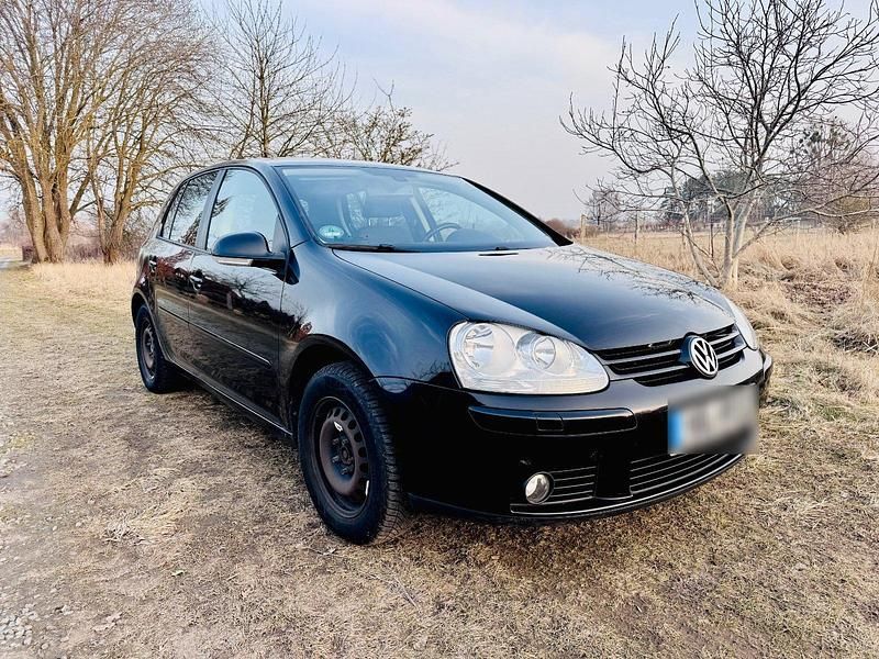 Gebraucht VW Golf V United 2008 Schwarz Kleinwagen