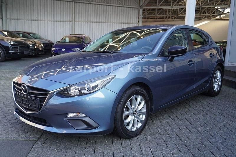 Gebraucht Mazda 3 Prime-Line 101 PS (74 kW) 2015 Blau Limousine