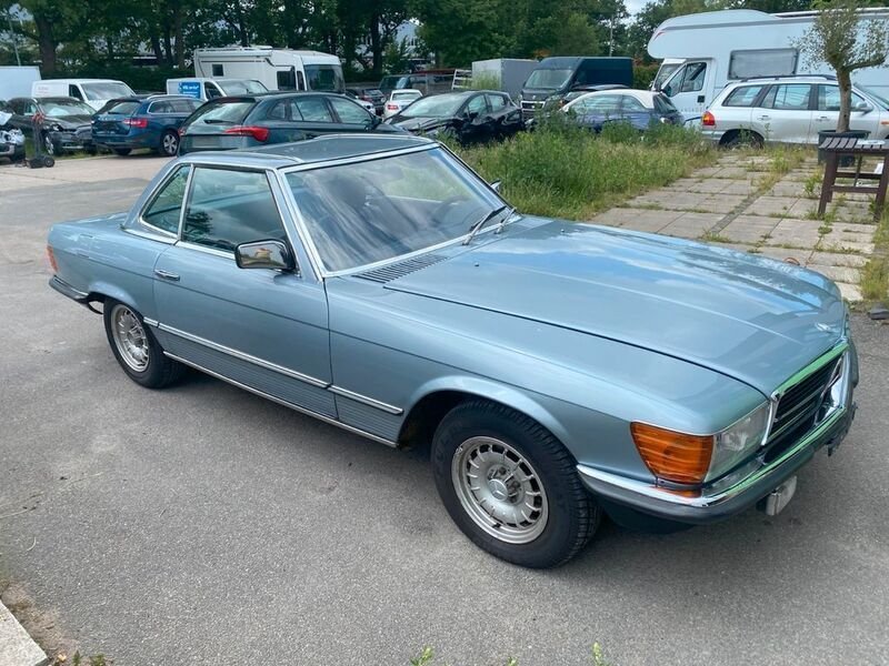 Blau Gebraucht 1980 Mercedes SL280 Cabrio | 24.999 € - Bild 1/4