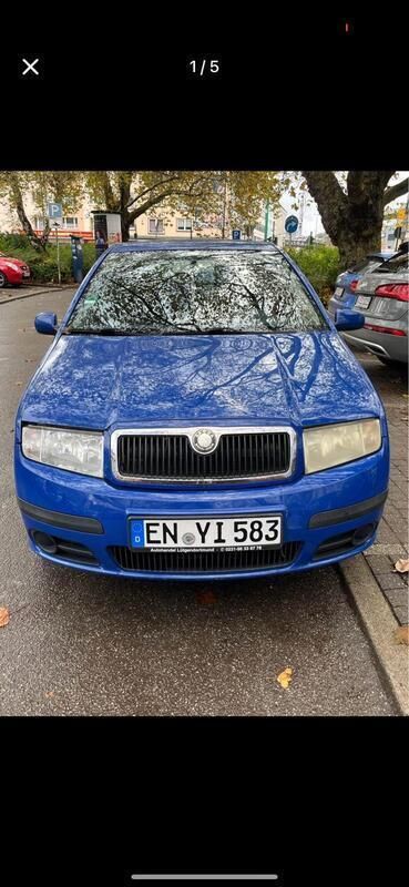 Blau Gebraucht 2004 Skoda Fabia Kleinwagen | 600 € (Guter Preis) - Bild 1/4