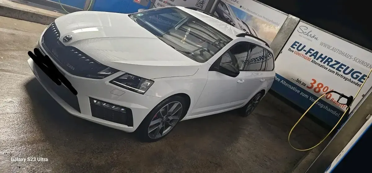 Gebraucht Skoda Octavia vRS 245 PS (180 kW) 2019 Weiß Kombi