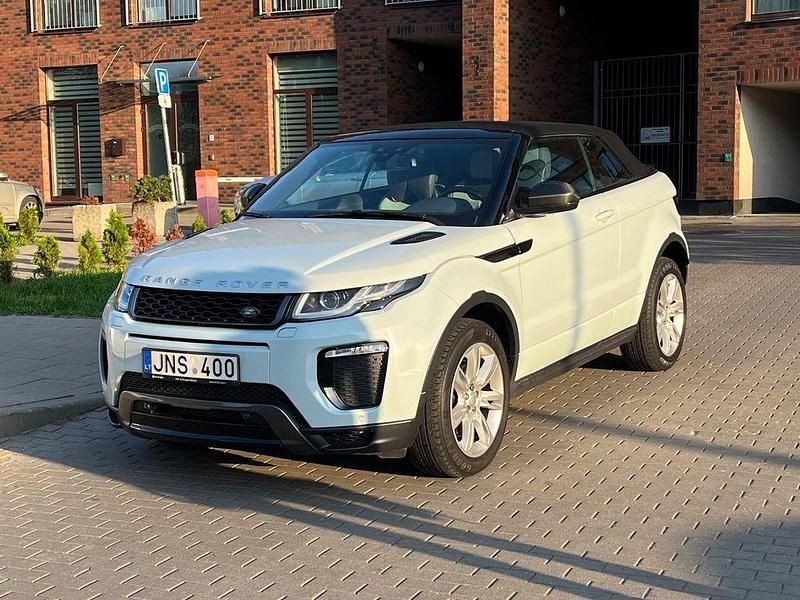 Blau Gebraucht 2017 Land Rover Range Rover evoque HSE Cabrio | 28.900 € (Teuer) - Bild 1/4