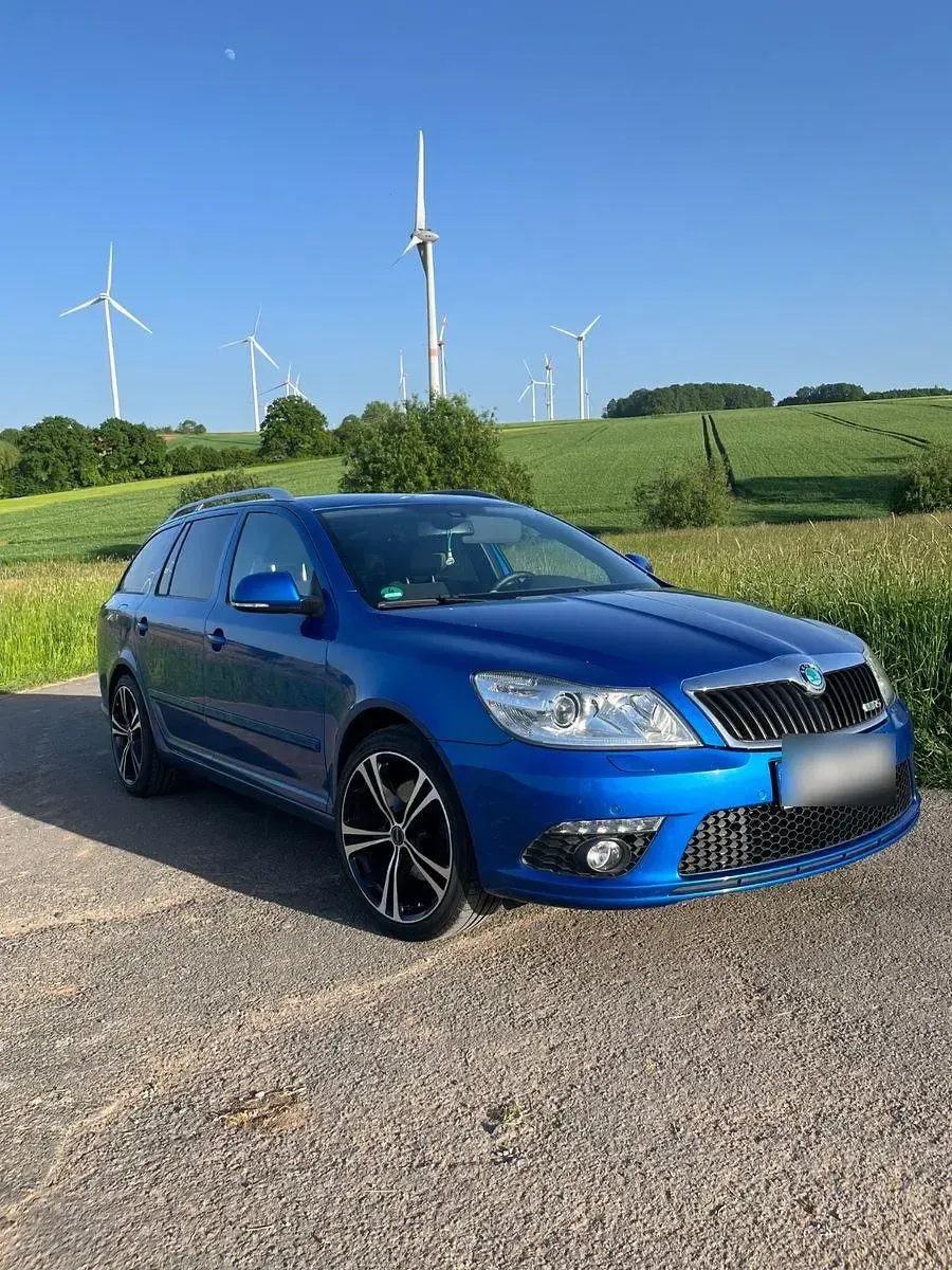 Brugt Skoda Octavia RS 200 HK (147 kW) 2012 Blå Stationcar