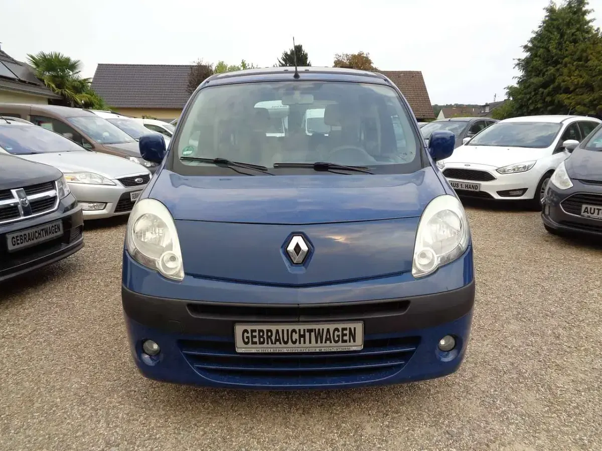 Gebraucht Renault Kangoo Happy Family 87 PS (63 kW) 2009 Bleu volga Van / Kleinbus