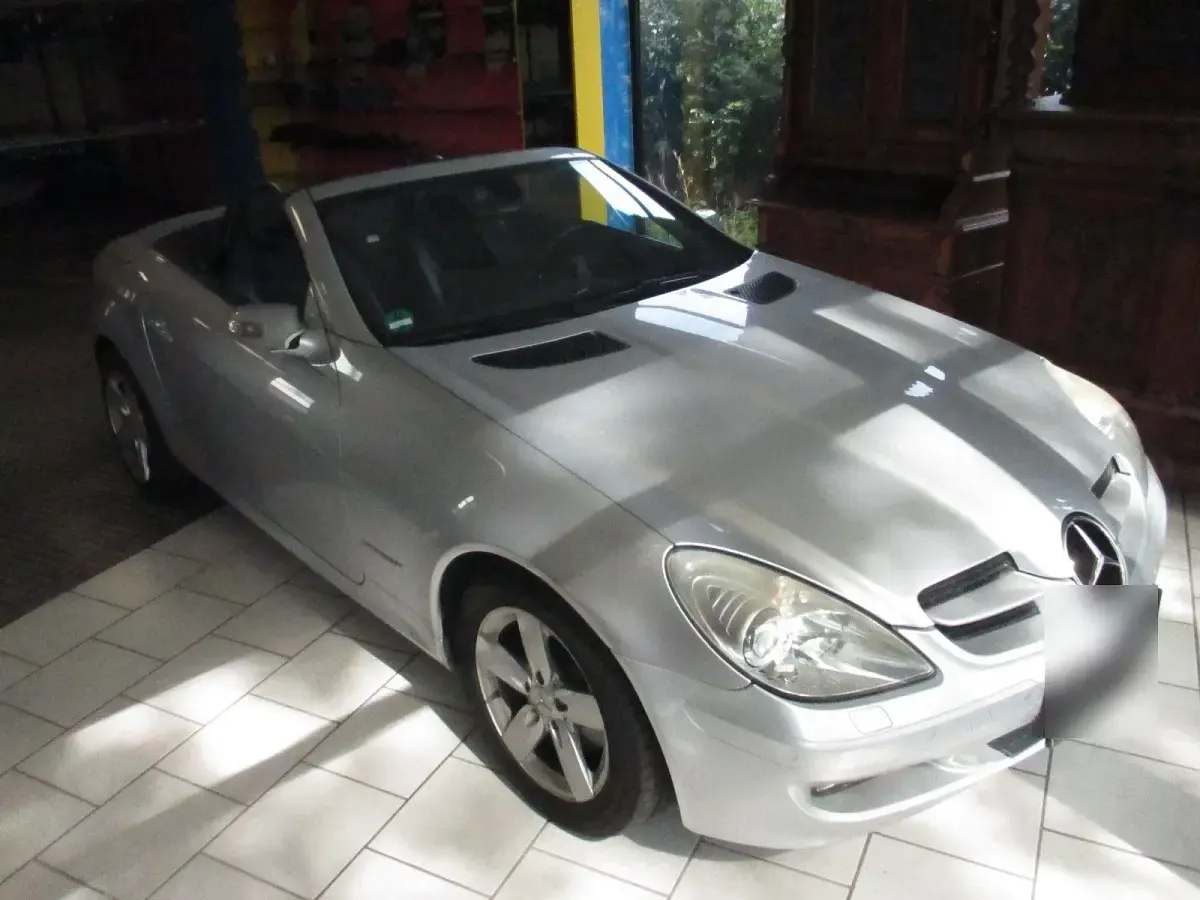 Gebraucht Mercedes SLK200 163 PS (119 kW) 2004 Silber Cabrio