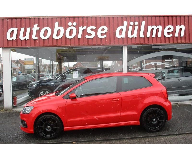 Gebraucht VW Polo Highline 90 PS (66 kW) 2017 Rot Kleinwagen