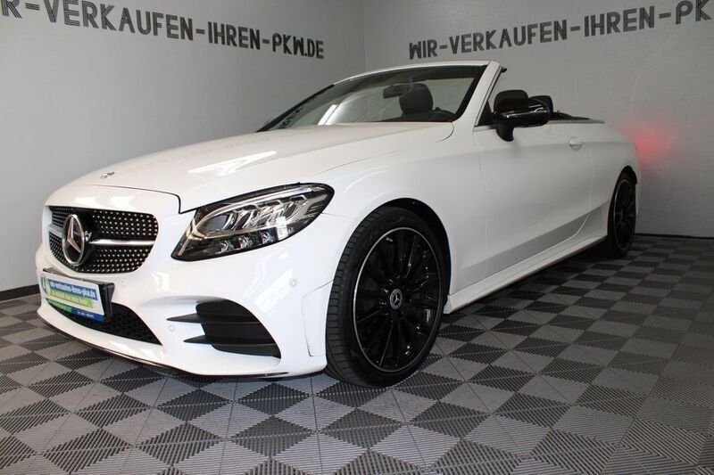 Weiß Gebraucht 2023 Mercedes C300 AMG Cabrio | 45.999 € (Fairer Preis) - Bild 1/4