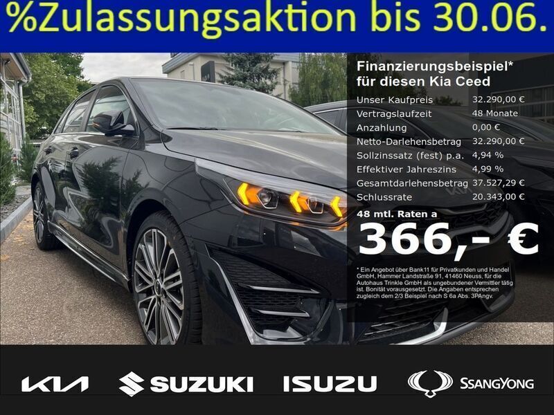 (1k) black pearl m Neu 2025 Kia Ceed GT-Line Limousine | 32.290 € (Fairer Preis) - Bild 1/4