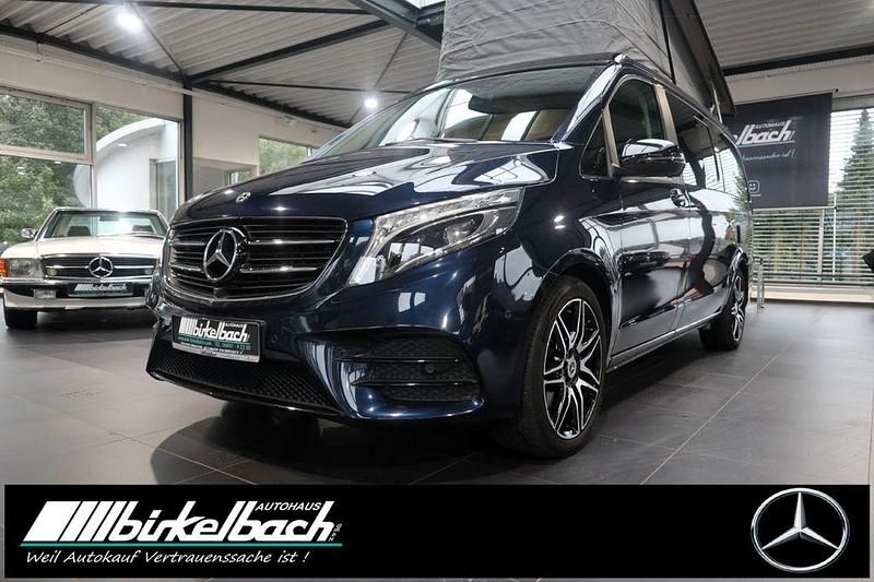 Blau Gebraucht 2019 Mercedes V250 Marco Polo Van / Kleinbus | 56.800 € (Etwas zu teuer) - Bild 1/4