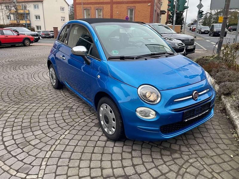 Gebraucht Fiat 500C Mirror 69 PS (50 kW) 2017 Col. esternoitalia himmelblau Cabrio