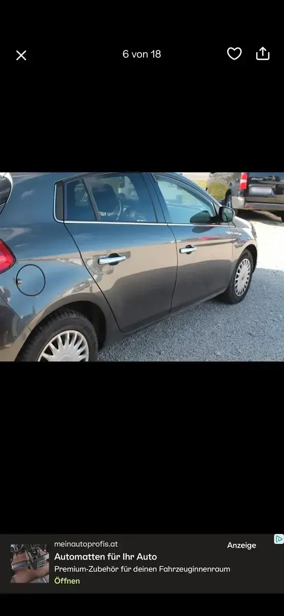 Gebraucht Fiat Bravo 120 PS (88 kW) 2011 Grau Kleinwagen