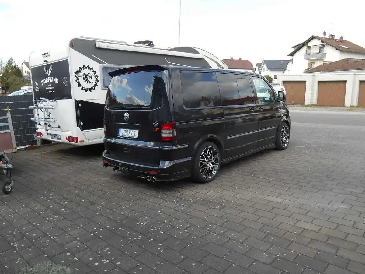 Usata VW T5 235 CV (172 kW) 2008 Nero Furgone