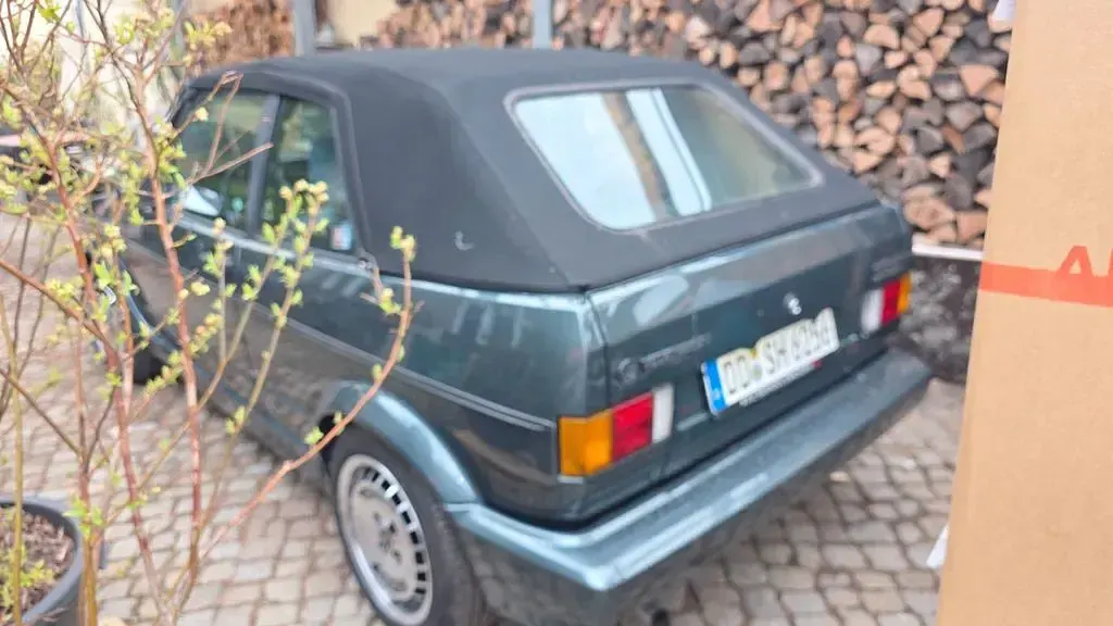 Gebraucht VW Golf Cabriolet 98 PS (72 kW) 1990 Grün Cabrio