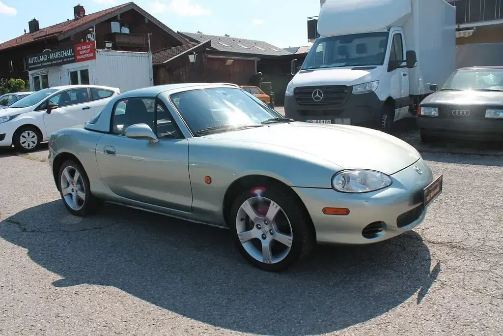 Gebraucht Mazda MX5 110 PS (80 kW) 2003 Grün Cabrio