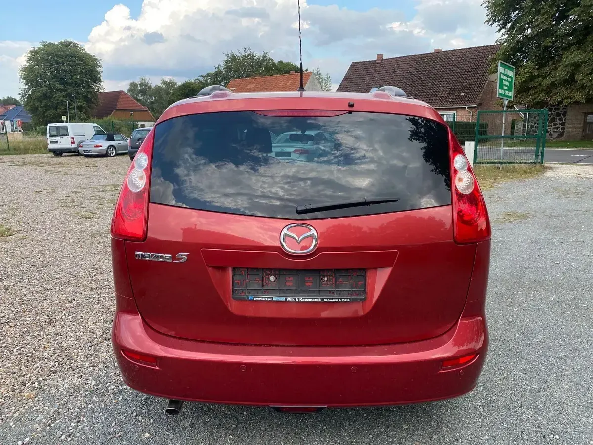 Gebraucht Mazda 5 Exclusive 116 PS (85 kW) 2005 Rot Van / Kleinbus