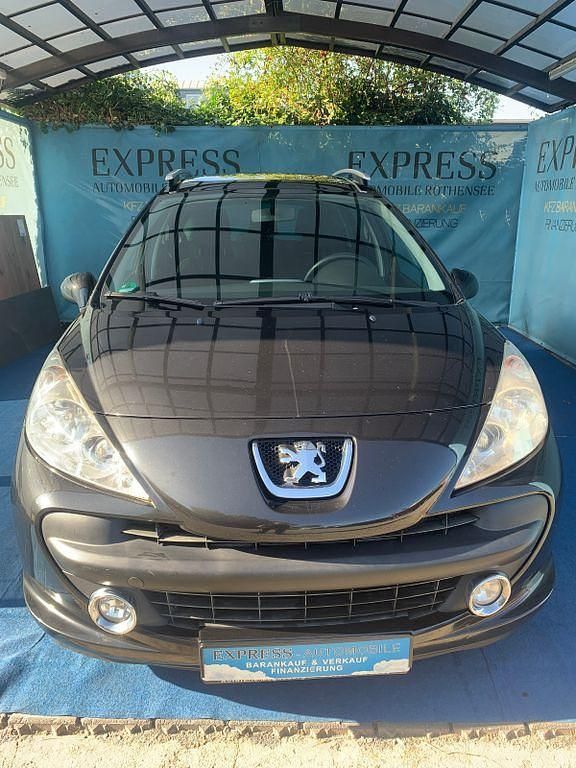 Schwarz Gebraucht 2009 Peugeot 207 Urban Move Kombi | 999 € (Superpreis) - Bild 1/4