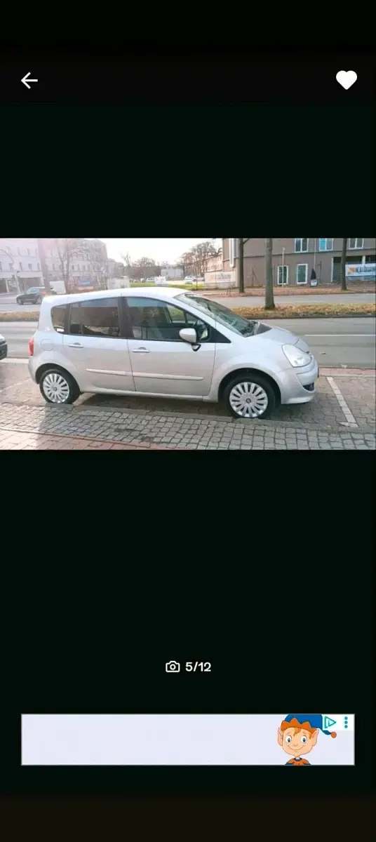 Gebraucht Renault Grand Modus 110 PS (80 kW) 2008 Grau Van / Kleinbus