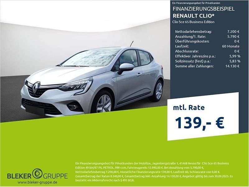 Grau Gebraucht 2022 Renault Clio V Business Limousine | 12.380 € (Superpreis) - Bild 1/3