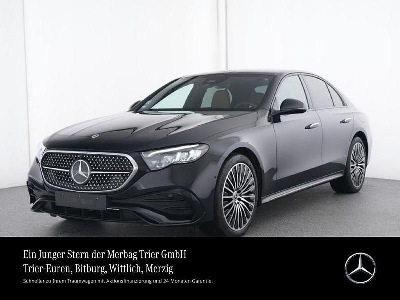 Gebraucht Mercedes E300 AMG 313 PS (230 kW) 2024 Obsidianschwarz metallic Limousine