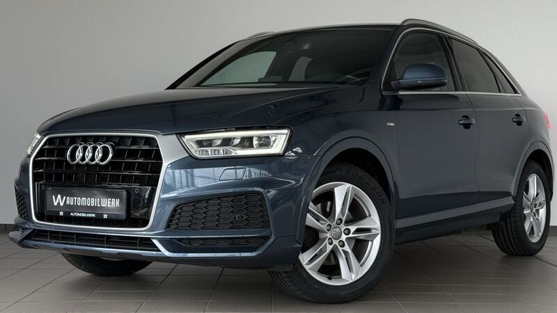 Blau utopiablau metallic Gebraucht 2017 Audi Q3 S-Line SUV | 17.490 € (Fairer Preis) - Bild 1/4