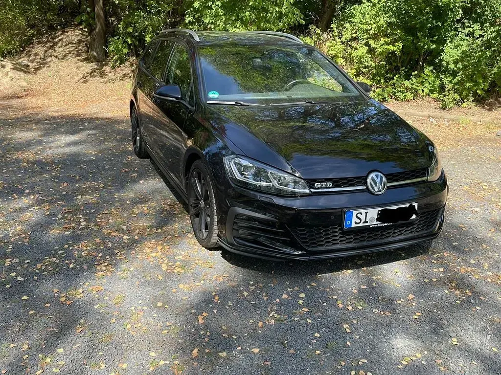 Gebraucht VW Golf VII GTD 184 PS (135 kW) 2017 Schwarz Kombi