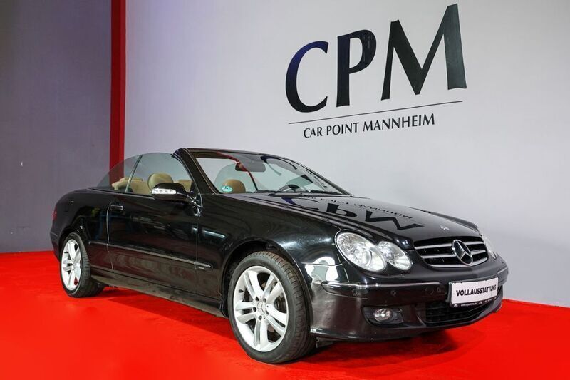 Schwarz Gebraucht 2007 Mercedes CLK200 Cabrio | 8.950 € (Fairer Preis) - Bild 1/4